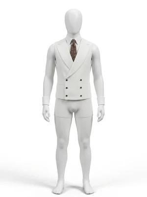 blazer sans manche coton homme business élégant - Vue 1 - blazer sans manche