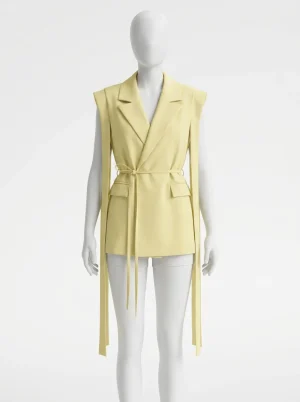 blazer sans manche femme raffiné ample pour l'été - Vue 1 - blazer sans manche